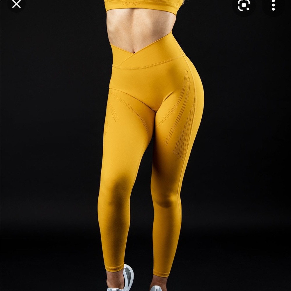 Surface Path Laser Cut Leggings
